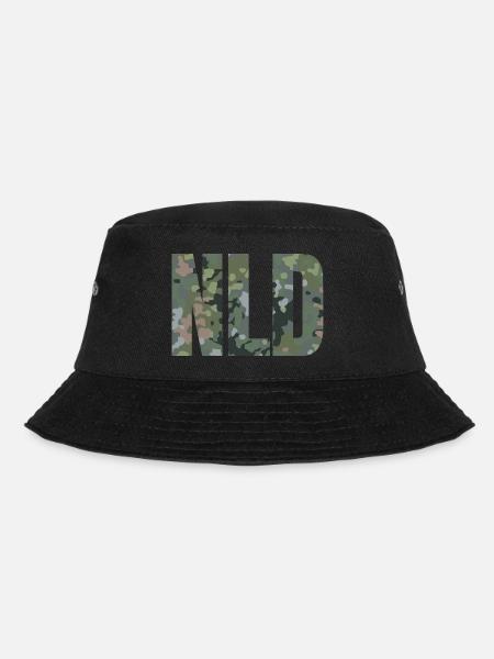 GB Camouflage NLD Text! - Bucket Hat - Schwarz