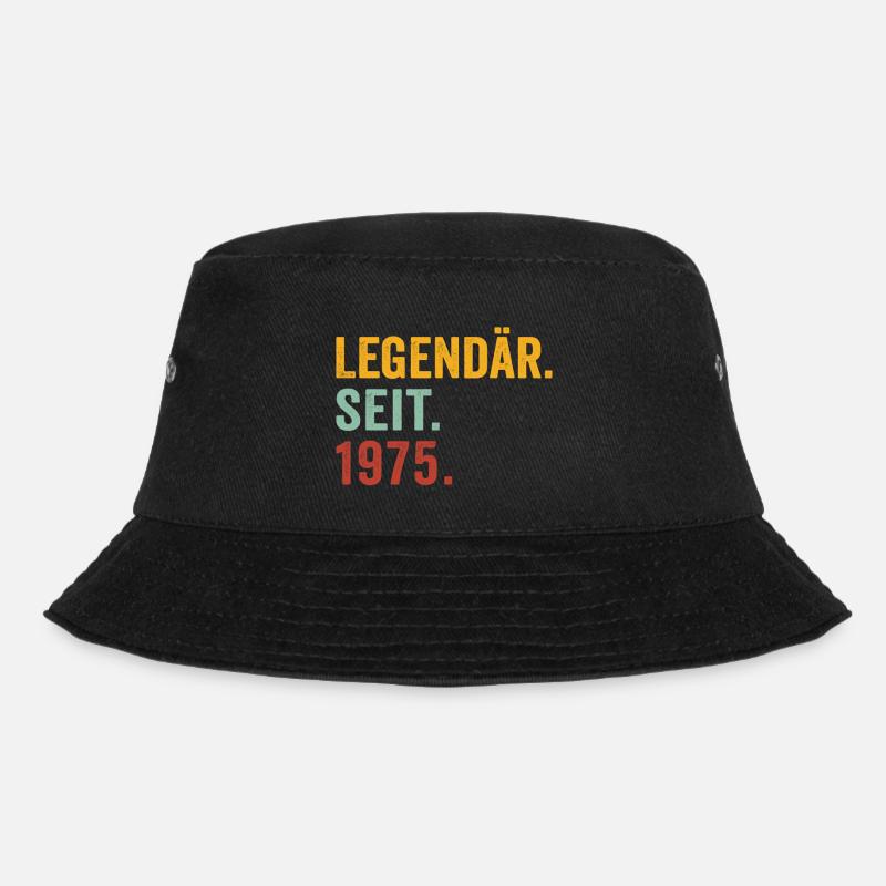 Legendär seit 1975 - Bucket Hat - Schwarz