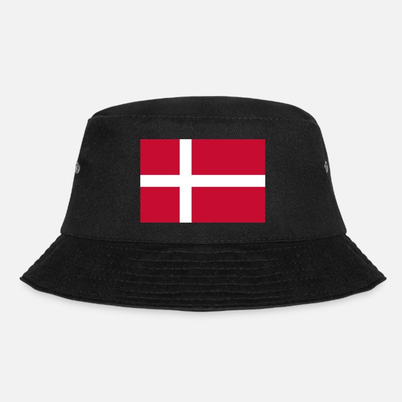 Denmark - Bucket Hat - Schwarz