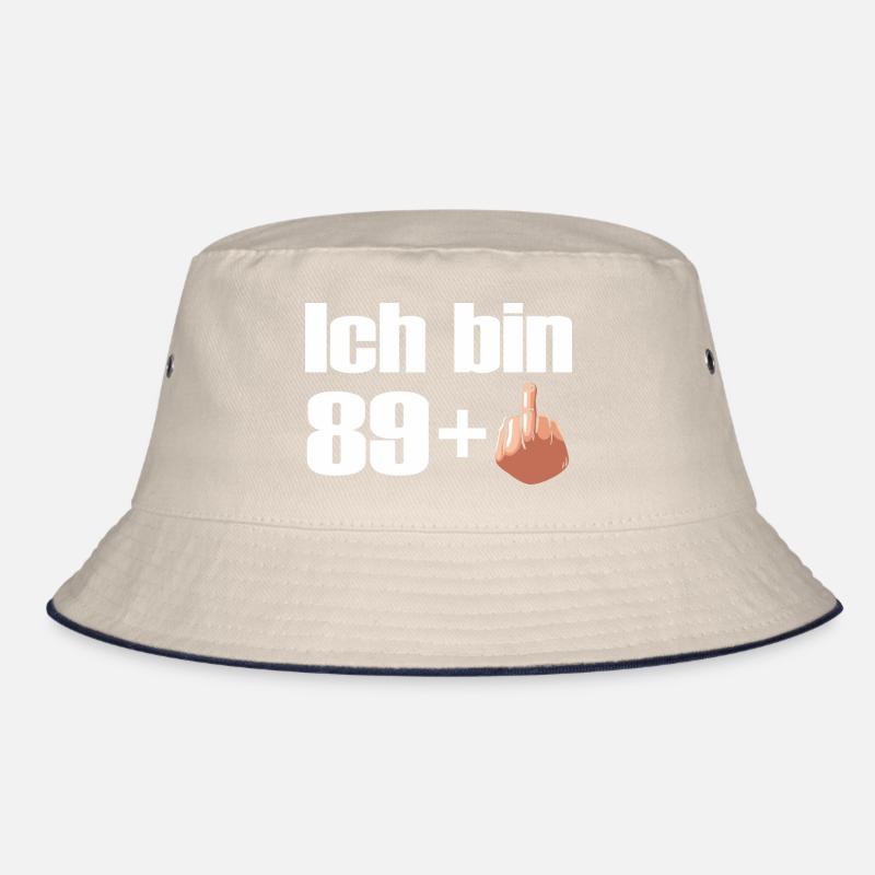 89 + Mittelfinger Geburtstag Geschenk Idee Party Bucket Hat