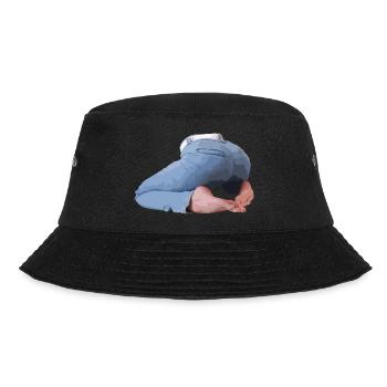 Po und Füße - Bucket Hat - Schwarz - Vorne - Lela (165cm)
