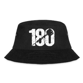 DART DARTS 180 ONEHUNDREDANDEIGHTY DARTS PLAYER - Bucket Hat - black - Front - Lela (165cm)