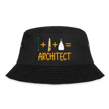 Architekt - Bucket Hat - Schwarz - Vorne - Lela (165cm)