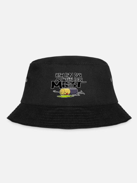 Ich bin zu alt für den mist - Bucket Hat - Schwarz