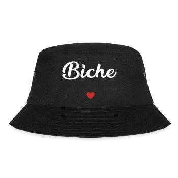 biche idée cadeau femme et homme - Bob - noir - Devant - Lela (165cm)