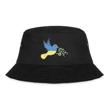 Peace for Ukraine - Bucket Hat - black - Front - Lela (165cm)