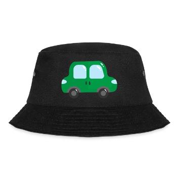 Auto - Bucket Hat - Schwarz - Vorne - Lela (165cm)