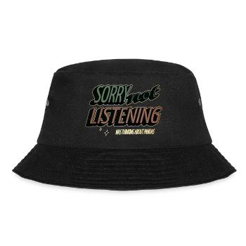 cats womens march awesome support your local - Bucket Hat - Schwarz - Vorne - Lela (165cm)