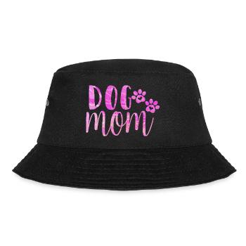 Dog Mom - Bucket Hat - black - Front - Lela (165cm)