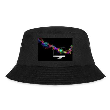 computer - Bucket Hat - Schwarz - Vorne - Lela (165cm)