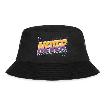 Never Give Up - Bucket Hat - black - Front - Lela (165cm)