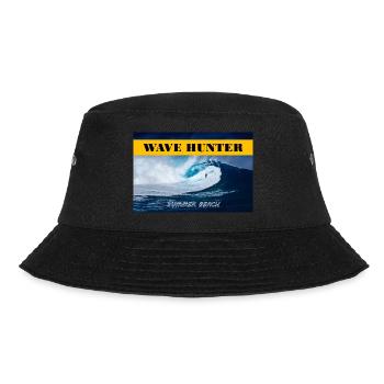 T-shirt ocean Wave Hunter Summer Beach - Bob - noir - Devant - Lela (165cm)
