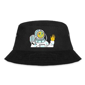 Astronauts Funny - Bucket Hat - black - Front - Lela (165cm)