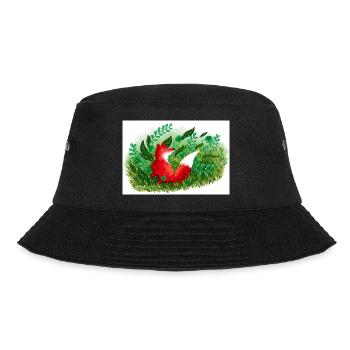 Fuchs - Bucket Hat - Schwarz - Vorne - Lela (165cm)