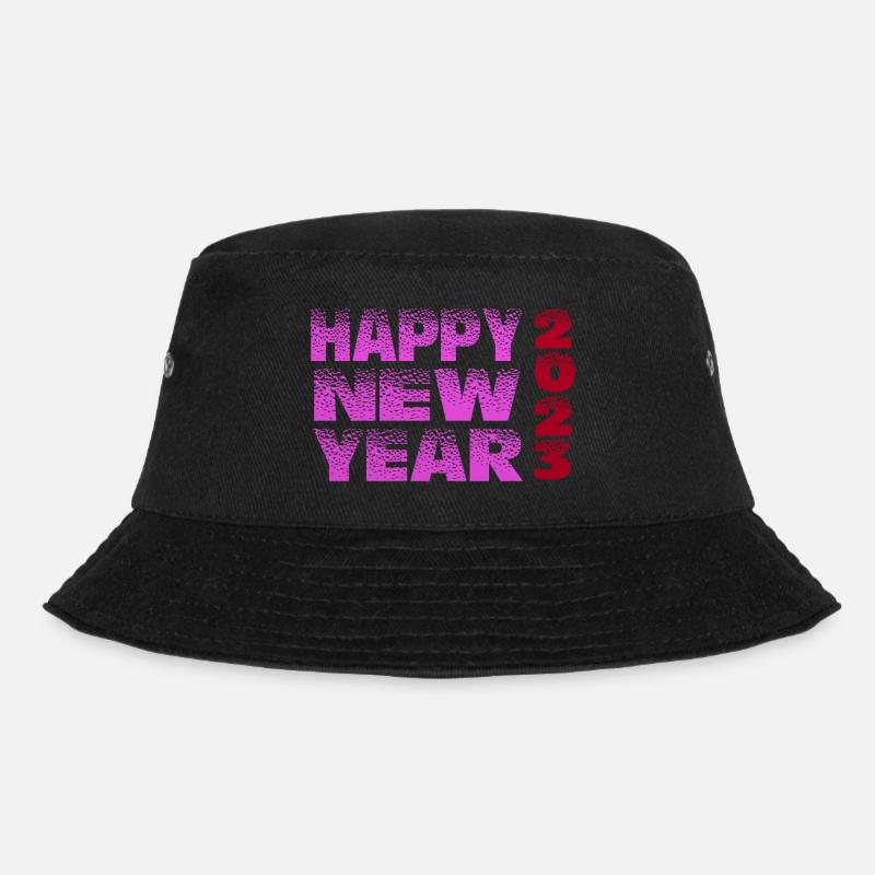 Happy New Year 2023 - Bucket Hat - black