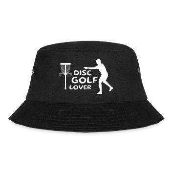 Disc Golf Lover Design Geschenk - Bucket Hat - Schwarz - Vorne - Lela (165cm)