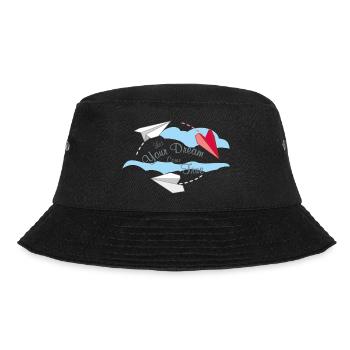 Lassen Sie Ihren Traum wahr werden - Bucket Hat - Schwarz - Vorne - Lela (165cm)