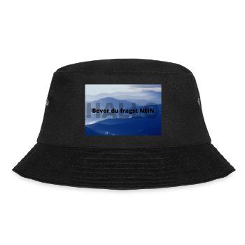 Presentie :Bevor du fragst NEIN: - Bucket Hat - Schwarz - Vorne - Lela (165cm)