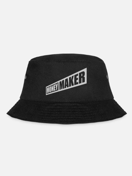Erfolgreich Money Maker Logo - Bucket Hat - Schwarz