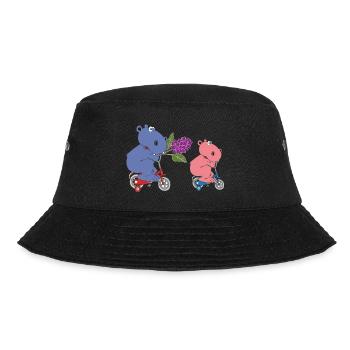 hippopotame vélo hommes journée hommes enfants - Bob - noir - Devant - Lela (165cm)