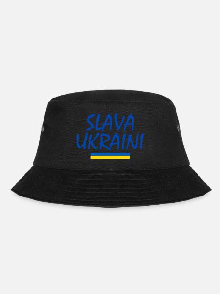 Slava ukraini - Bucket Hat - Schwarz
