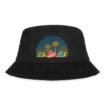 Schnecken - Bucket Hat - Schwarz - Vorne - Lela (165cm)