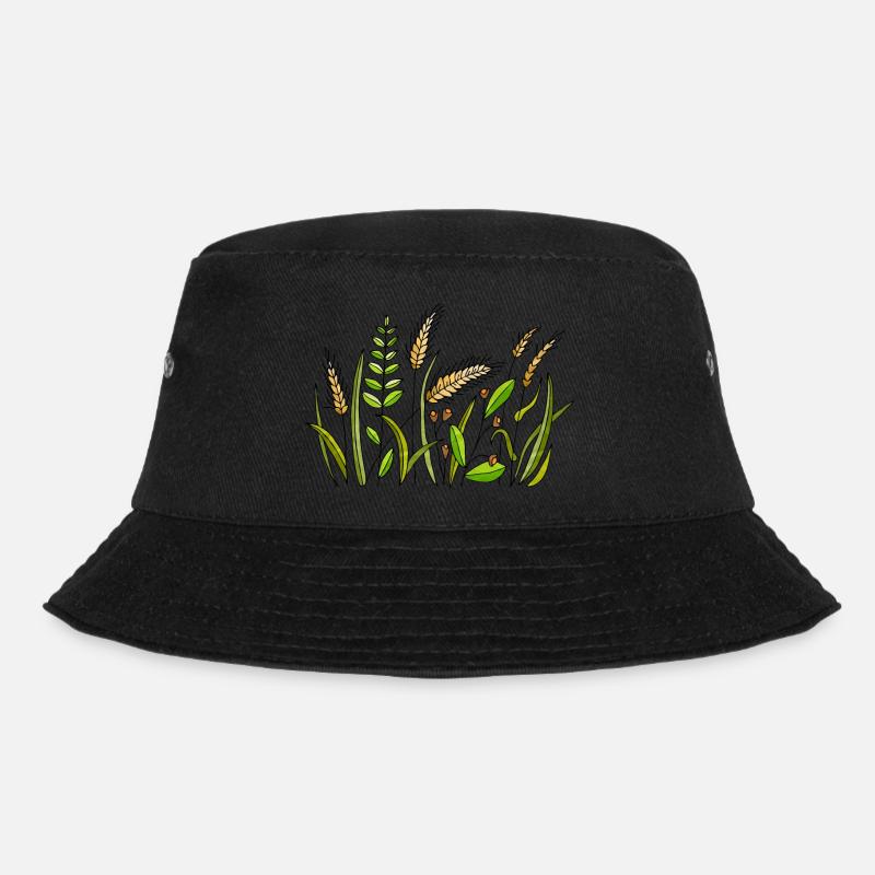 Gras - Bucket Hat - Schwarz