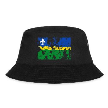 Flevoland Vintage - Bucket Hat - Schwarz - Vorne - Lela (165cm)