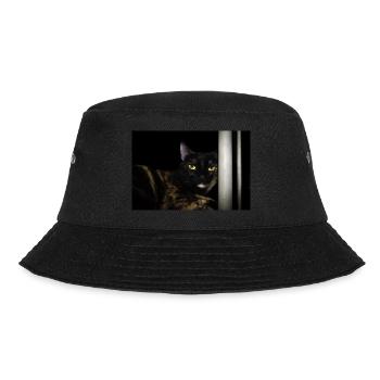die schwarze Katze - Bucket Hat - Schwarz - Vorne - Lela (165cm)