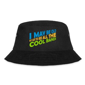 I may be old - Bucket Hat - black - Front - Lela (165cm)