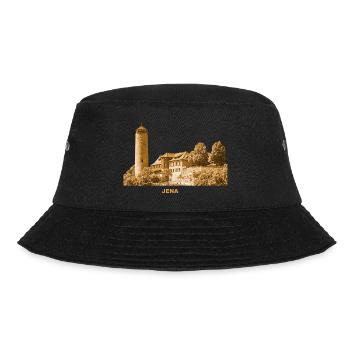 Jena Fuchsturm Thuringia local mountain Burg Kirchberg - Bucket Hat - black - Front - Lela (165cm)