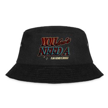 funny quote antiviral beard funny daddy bear - Bucket Hat - Schwarz - Vorne - Lela (165cm)