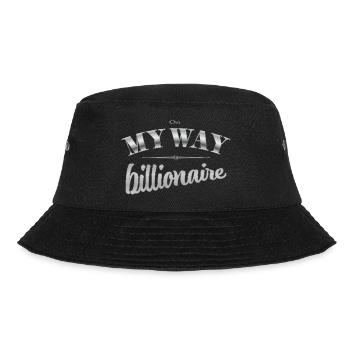 On my way to billionaire - Bucket Hat - Schwarz - Vorne - Lela (165cm)