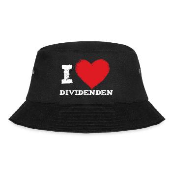 Ich liebe Dividenden - Bucket Hat - Schwarz - Vorne - Lela (165cm)
