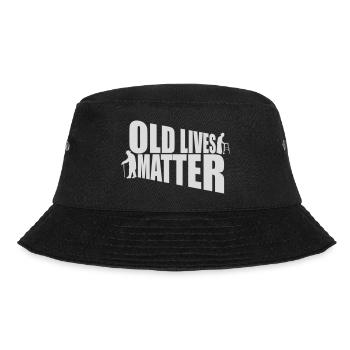 old lives matter quote - Bucket Hat - black - Front - Lela (165cm)