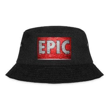 Epic Brick Wall Graffiti - Bucket Hat - black - Front - Lela (165cm)