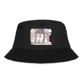 Rathaus Erkelenz 41812 Kreis Heinsberg NRW - Bucket Hat - Schwarz - Vorne - Lela (165cm)