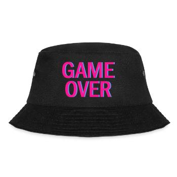 Game Over Neon Arcade Vibe - Bucket Hat - Schwarz - Vorne - Lela (165cm)