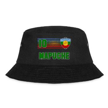 Mapuche Fußball Mannschaft - Bucket Hat - Schwarz - Vorne - Lela (165cm)