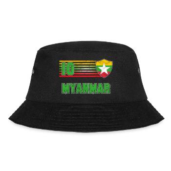 Myanmar Football Team - Bucket Hat - black - Front - Lela (165cm)