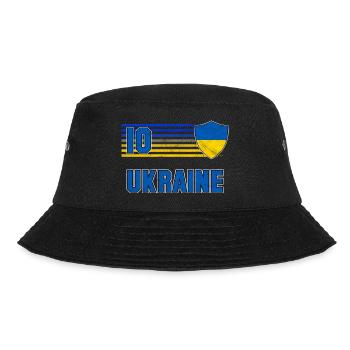 Ukraine Football Team - Bucket Hat - black - Front - Lela (165cm)