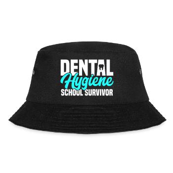 Abschlussfeier der Schule für Zahnhygiene für über - Bucket Hat - Schwarz - Vorne - Lela (165cm)
