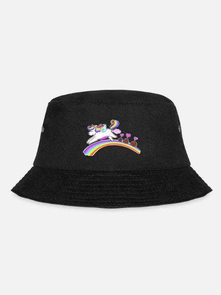 Licorne - Arc-en-ciel - Caca de licorne - Bob - noir