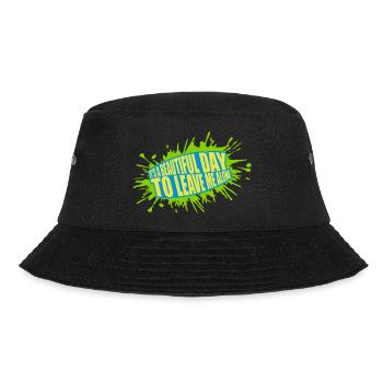 leave me alone day - Bucket Hat - Schwarz - Vorne - Lela (165cm)