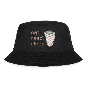 eat.read.sleep - Bucket Hat - black - Front - Lela (165cm)
