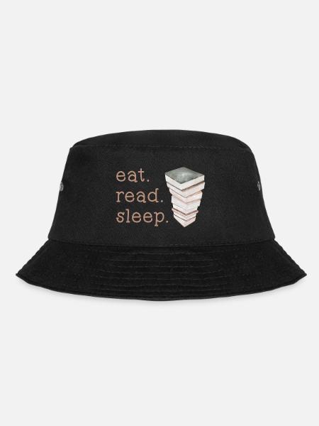 eat.read.sleep - Bucket Hat - black