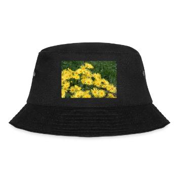 Flowers gem root yellow - Bucket Hat - black - Front - Lela (165cm)