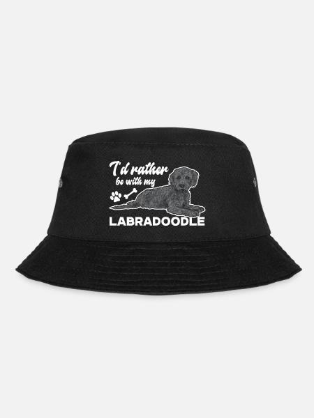 Labradoodle Hund - Bucket Hat - Schwarz
