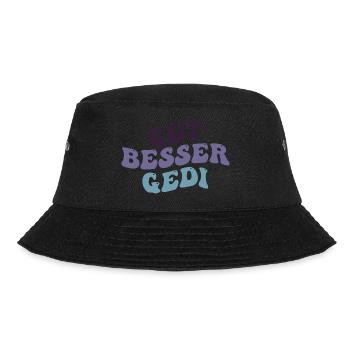 Gut Besser Gedi Taufged Firmgedi - Bucket Hat - Schwarz - Vorne - Lela (165cm)