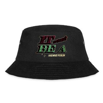 awesome health informatics specialist clothing - Bucket Hat - Schwarz - Vorne - Lela (165cm)